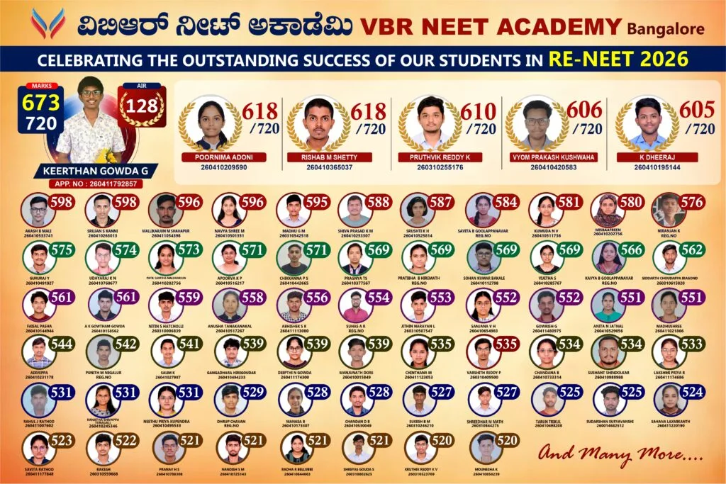 VBR NEET ACADEMY Celebrating NEET 2026 Results